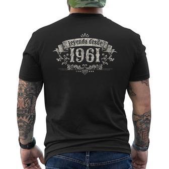 Leyenda Desde 1961 Edición 64 Exclusiva Camiseta Hombre Estampado Espalda - Regaloses