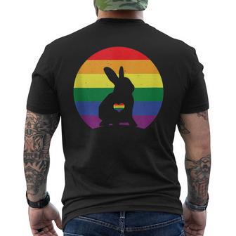 Lgbt Conejo Gay Pride Mes Apoyo Igualdad In Mangas Camiseta Hombre Estampado Espalda - Regaloses