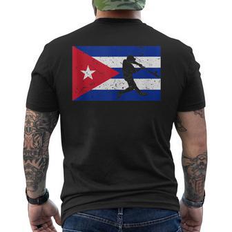 Liga De Béisbolintage Bandera Cuba Jugador De Laelección In Mangas Camiseta Hombre Estampado Espalda - Regaloses