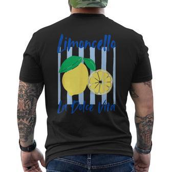 Limoncello La Dolceita Italian Lemonummer Holiday Camiseta Hombre Estampado Espalda - Regaloses