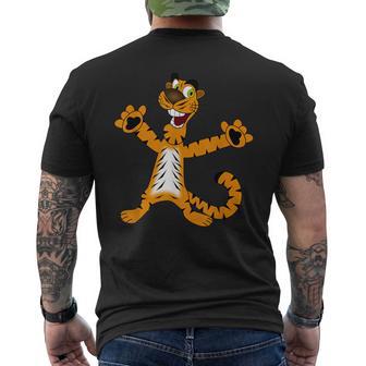 Linda Joven Bebéelva Tigre Dibujos Animados Animales Niños Niñas Regalo Camiseta Hombre Estampado Espalda - Regaloses