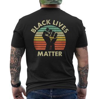 Lives Matter Estilo Retro In Mangas Camiseta Hombre Estampado Espalda - Regaloses