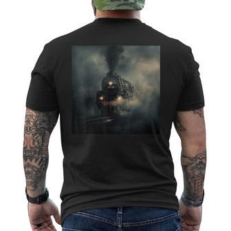 Locomotive Àapeur Train Train Locomotive Cadeaux Locomotive Àapeur T-shirt imprimé au dos - Cadeauxyz