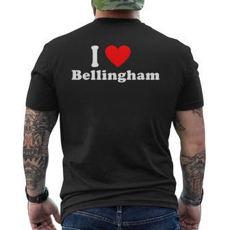 I Love Bellingham City Washington Classic Men's T-shirt Back Print - Thegiftio UK