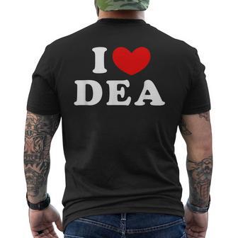 I Love Dea I Love Dea Men's T-shirt Back Print - Thegiftio UK