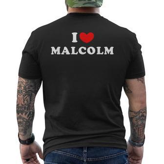 I Love Malcolm I Love Malcolm Men's T-shirt Back Print - Thegiftio UK