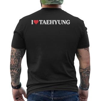 I Love Taehyung I Heart Taehyung Name Appreciation Men's T-shirt Back Print - Thegiftio UK