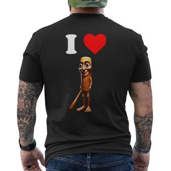 I Love Tung Tung Tung Sahur Triple T Meme Brainrot Men's T-shirt Back Print | Seseable UK