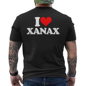 I Love Xanax Dire Drôlearcastique Mignon Cool Xanax Fantaisie T-shirt imprimé au dos - Cadeauxyz