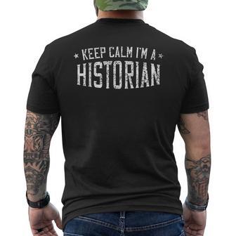 Mantener La Calmaoy Un Historiador Historiadores Historia Histórica Camiseta Hombre Estampado Espalda - Regaloses