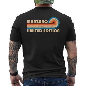 Manzano Retro 70S 80Sunsettripe Camiseta Hombre Estampado Espalda - Regaloses