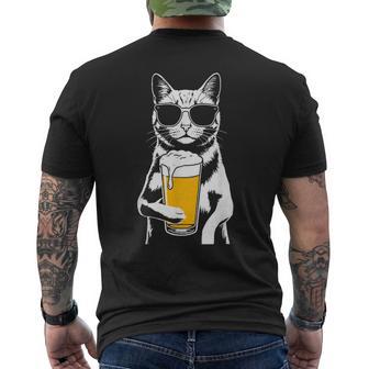 Mapache Con Cerveza Bar Pub Crawl Bebiendo Cerveza Divertida Camiseta Hombre Estampado Espalda - Regaloses