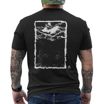 Mar Tormenta Deep Arte Kim Diaz Holm Tinta Horror Cthulhu Camiseta Hombre Estampado Espalda - Regaloses
