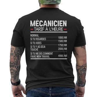 Mécanicien Idée Cadeau Humour Mécano T-shirt imprimé au dos - Cadeauxyz