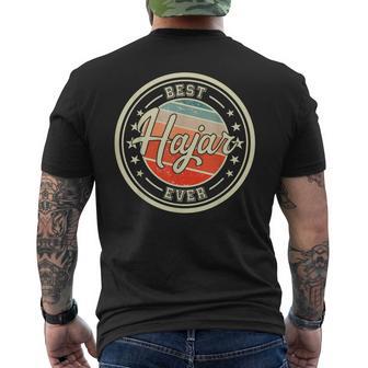 Meilleur Hajar Jamais Drôle Disant Prénom Hajar T-shirt imprimé au dos - Cadeauxyz