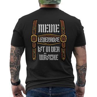 Meine Lederhose Ist In Der Wasche Oktoberfest Dad Men Men's T-shirt Back Print | Seseable UK