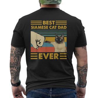 Mejor Gatoiamés Papá Retrointage Puesta Deol Camiseta Hombre Estampado Espalda - Regaloses
