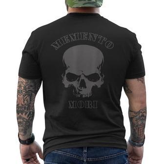 Memento Mori Crâne T-shirt imprimé au dos - Cadeauxyz