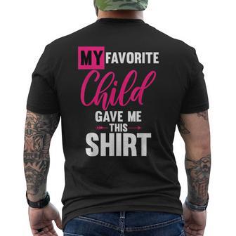 Mi Niño Favorito Me Dio Esta Camisa Divertida Camiseta Hombre Estampado Espalda - Regaloses