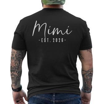 Mimi Est 2026 Minimalist Elegant Font Men's T-shirt Back Print - Thegiftio UK