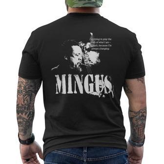 Mingus Jazz Wisdom Bajista Músico Camiseta Hombre Estampado Espalda - Regaloses
