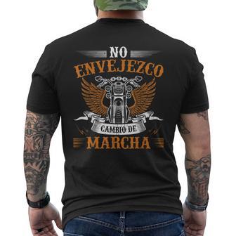 Motorista No Envejezco Cambio De Marcha Motero Moto Camiseta Hombre Estampado Espalda - Regaloses
