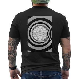 Museo Guggenheim Diseño En Blanco Y Negro Para Amantes De La Arquitectura Camiseta Hombre Estampado Espalda - Regaloses