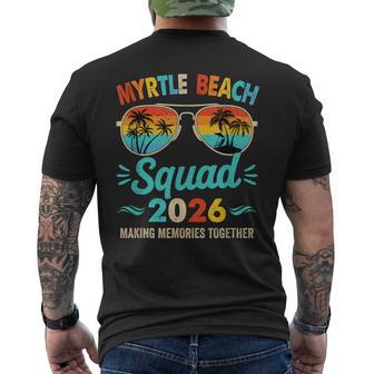 Myrtle Beach 2026 Vacation Friends Family Matching Group Men's T-shirt Back Print | Seseable UK