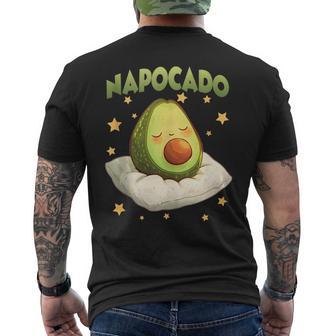 Napocado Aguacate Tardío Mañana Gruñóniesta En Pijama In Mangas Camiseta Hombre Estampado Espalda - Regaloses