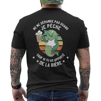 Ne Me Dérange Pas Quand Je Pêch Amateur De Bière T-shirt imprimé au dos - Cadeauxyz