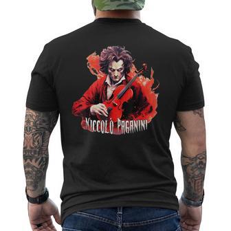 Nicolò Paganini Eliolinista Del Diablo Camiseta Hombre Estampado Espalda - Regaloses