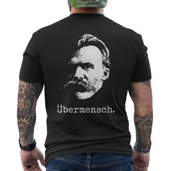 Nietzsche Zarathustra Ubermensch Philosophy -Uperhuman Camiseta Hombre Estampado Espalda - Regaloses