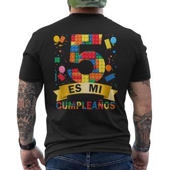 Niños 5 Cumpleaños Niño Y Niña Bloque Construcción Regalo 5 Años Camiseta Hombre Estampado Espalda - Regaloses