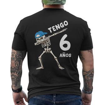 Niños 6 Cumpleaños Dabbing Esqueleto Regalo Deeis Años Niños Camiseta Hombre Estampado Espalda - Regaloses