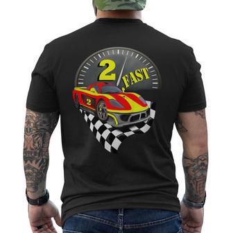 Niños Cumpleaños Coche De Carreras De 2 Años Camiseta Hombre Estampado Espalda - Regaloses