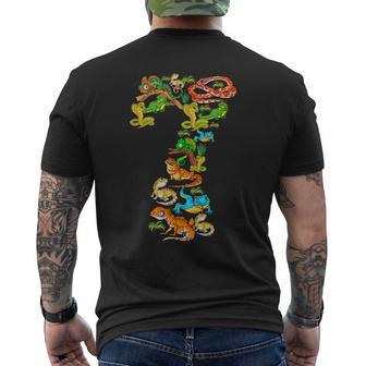 Niños De 7 Años Con Temática De Reptiles Y Lagartos Niños De 7 Años Camiseta Hombre Estampado Espalda - Regaloses