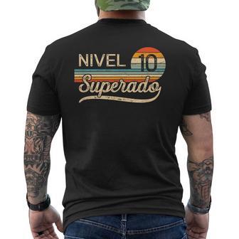 Nivel 10Uperado Regalo Aniversario De Boda 10 Años Casados Camiseta Hombre Estampado Espalda - Regaloses