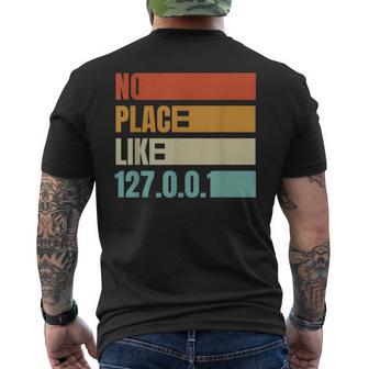 No Hay Lugar Como 127001 Programador De Host Local Divertido Camiseta Hombre Estampado Espalda - Regaloses