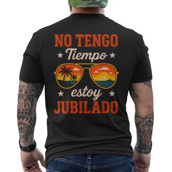 No Tiempo Jubilado Gafas Playa Regaloacaciones Humor Camiseta Hombre Estampado Espalda - Regaloses