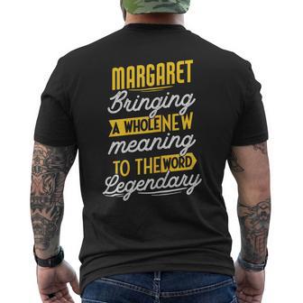 Nom De Margaret Légendaire Dire Drôle De Margaret T-shirt imprimé au dos - Cadeauxyz