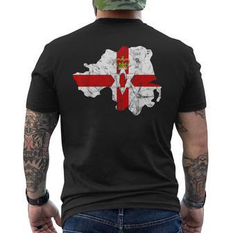 Nordirland Flagge Nordirland Reise Nordirland T-Shirt mit Rückendruck - Geschenkecke