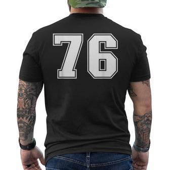 Número 76 Deportiva Con Número De Lauerte Camiseta Hombre Estampado Espalda - Regaloses