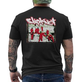 Offizielllipknot Rote Jumpsuits Retro Nu Metal Band T-Shirt mit Rückendruck - Geschenkecke