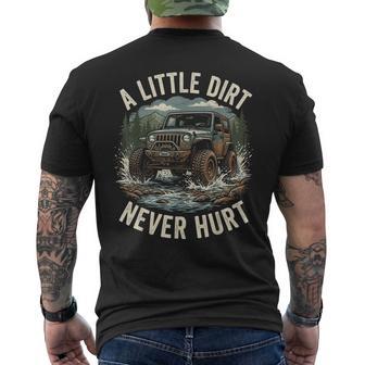 Offroad Racing Dad Sxs 4X4 Off-Roading Suv Utv Car Lovers Men's T-shirt Back Print - Thegiftio UK