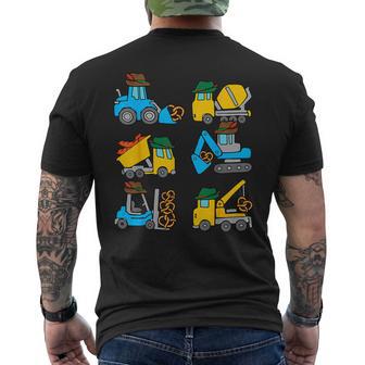 Oktoberfest Construction Vehicles German Toddler Boys Kids Men's T-shirt Back Print - Thegiftio UK