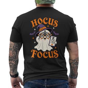 Optometrist Halloween Ghost Eye Doctor Men's T-shirt Back Print | Seseable UK
