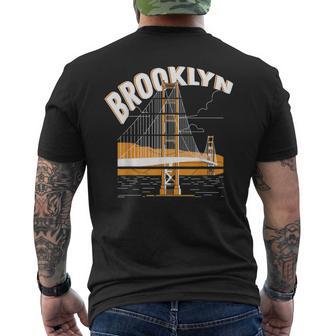 Orgullo Del Horizonte Del Puente De Brooklyn Nyc Para Hombres Locales Y Turistas Camiseta Hombre Estampado Espalda - Regaloses
