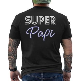 Padre Mexicano Ropa Latino Padre Español Papá In Mangas Camiseta Hombre Estampado Espalda - Regaloses
