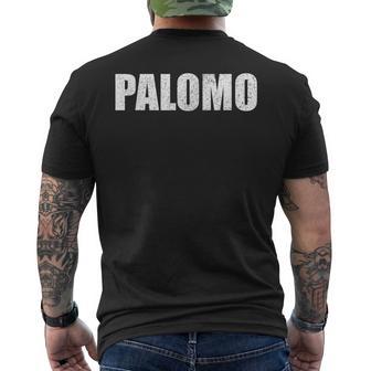 Palomo Apellido Retro Hispano Mexicano Español Familia Camiseta Hombre Estampado Espalda - Regaloses