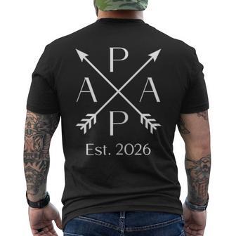 Papa 2026 Papa Est 2026 T-shirt imprimé au dos - Cadeauxyz